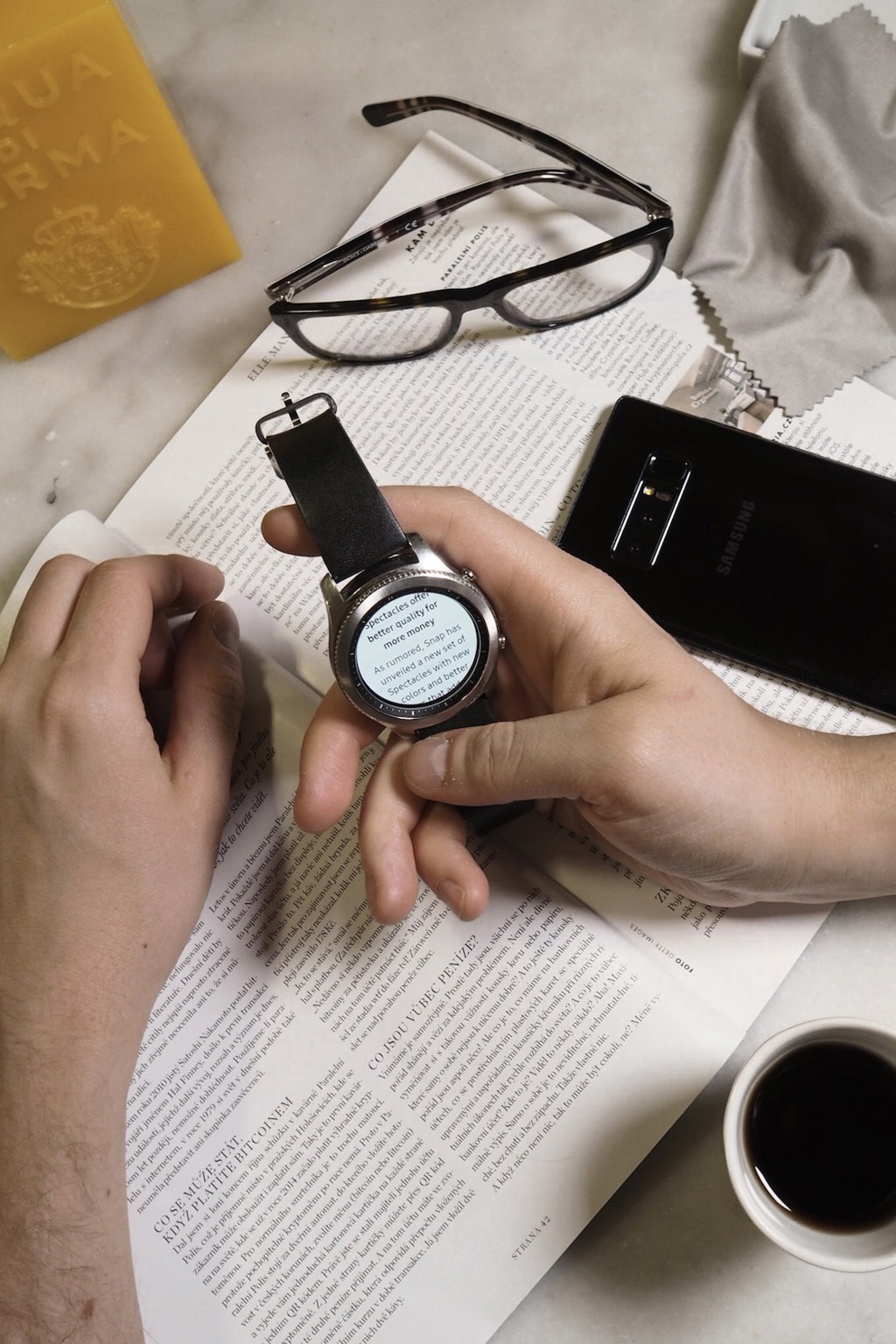 Chytré hodinky Gear Sport od Samsungu
Chytré hodinky Gear Sport od Samsungu