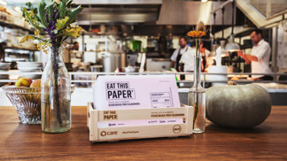 Oceněná kampaň Eat This Paper není pouze „na papíře“