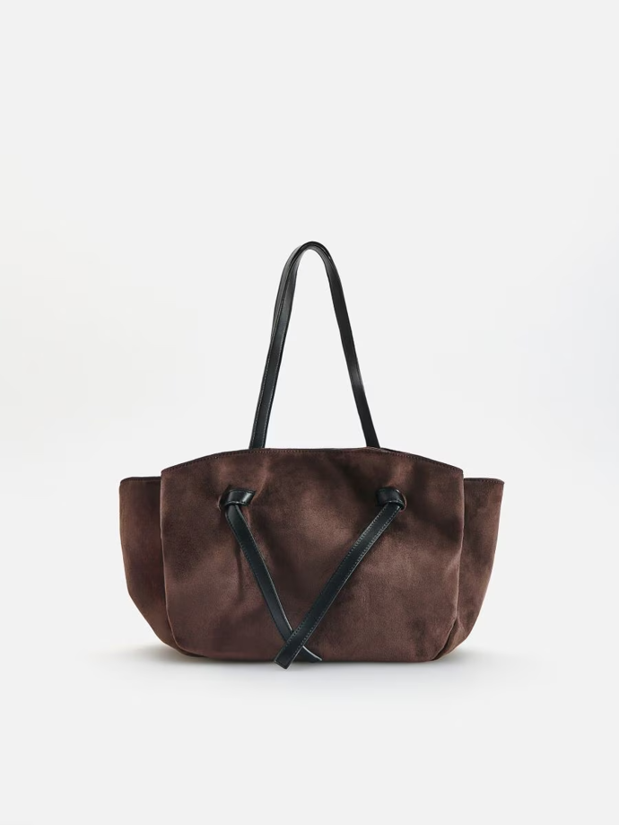 Shopper kabelka z umělého semiše, Reserved, 999 Kč