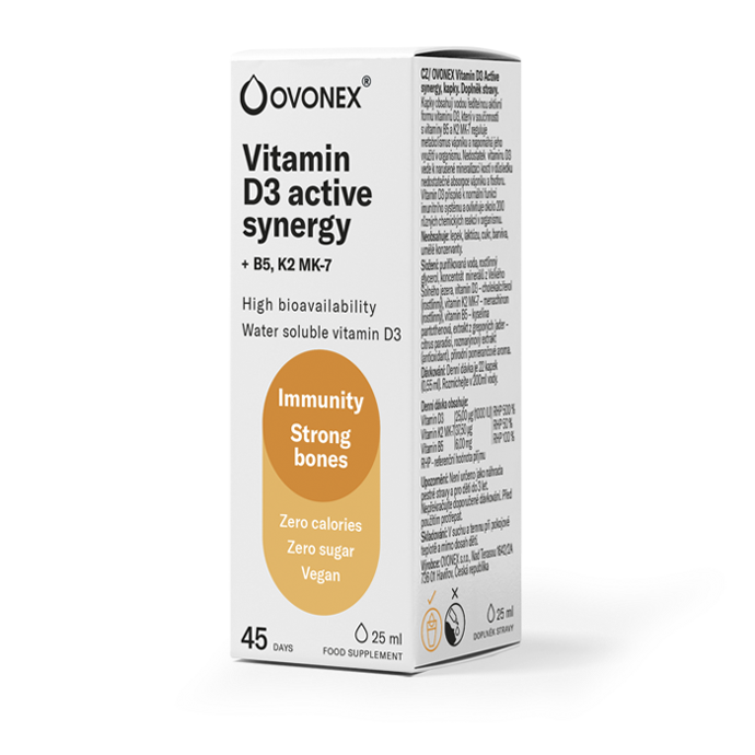 Vitamin D3 v tekuté formě na podporu imunitního systému, Ovonex, 299 Kč