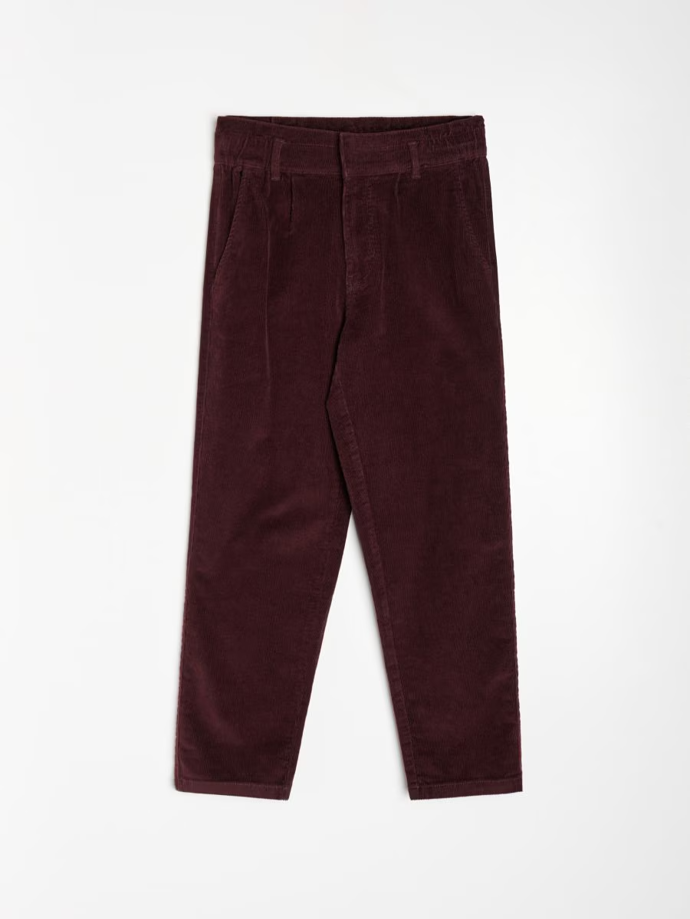 Manšestrové kalhoty mom fit, Sinsay, 419 Kč