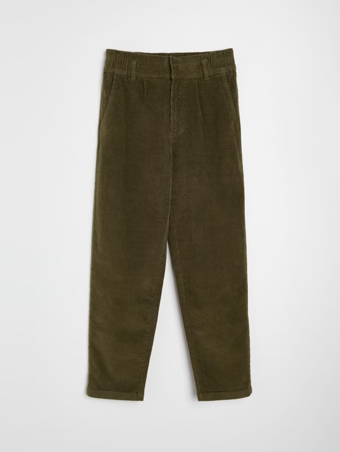 Manšestrové kalhoty mom fit, Sinsay, 419 Kč
