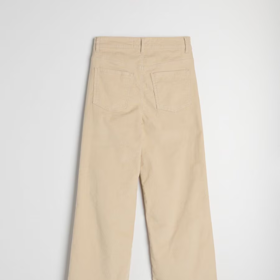 Manšestrové kalhoty wide leg s vysokým pasem, Sinsay, 359 Kč