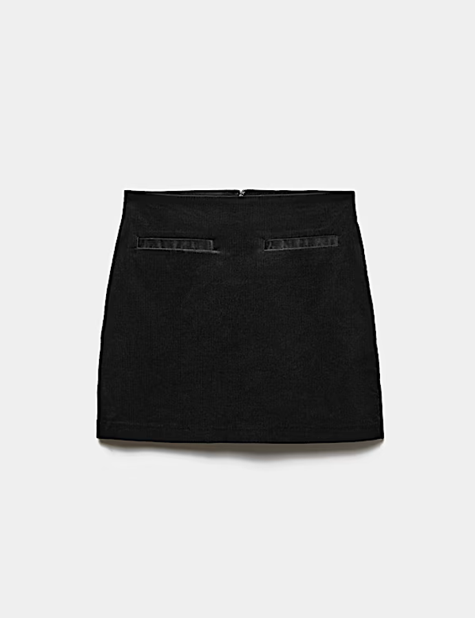 Strukturovaná manšestrová minisukně, Marks&Spencer, 699 Kč