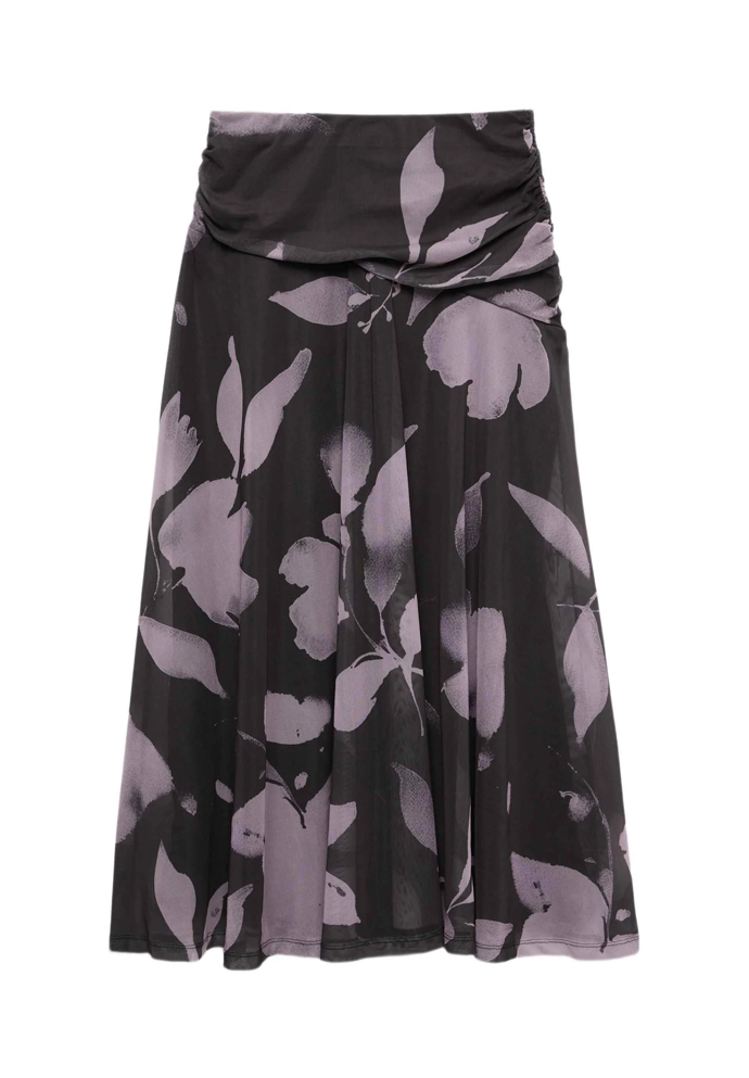 Midi sukně s květinovým potiskem, Marks&Spencer, 1250 Kč