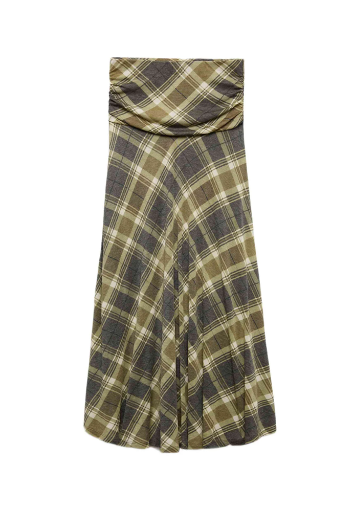 Kostkovaná midi sukně, Marks&Spencer, 1029 Kč