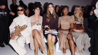  Celebrity na Fendi fashion show