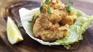 Jamieho krevety Tempura