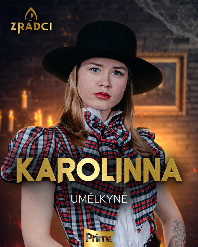 Karolína je umělkyně a také kloboučnice.