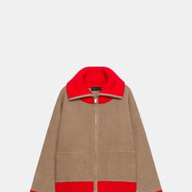 Kombinovaný úpletový kardigan, Zara, 1799 Kč