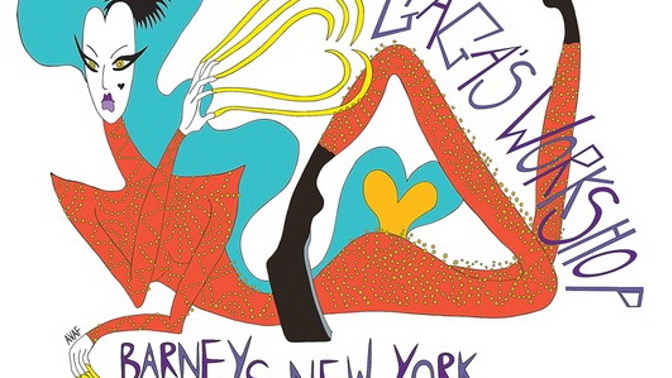 Lady Gaga oslaví Vánoce v Barneys