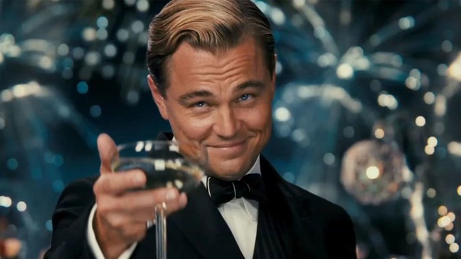 

Great Gatsby a šampaňské
