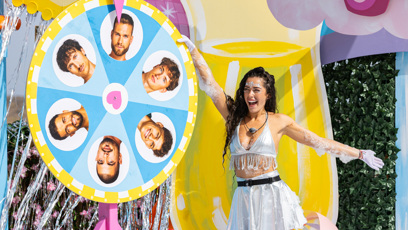 FOTO: Nela Dedková během hry v reality show Love Island.