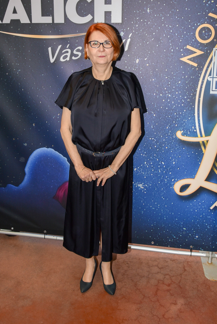 Uljana Donátová na premiéře muzikálu Biograf láska 2: Nový příběh.