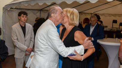FOTO: Štefan Margita si užíval čas s přáteli.