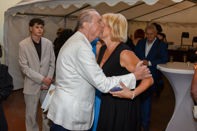 Štefan Margita si užíval čas s přáteli.