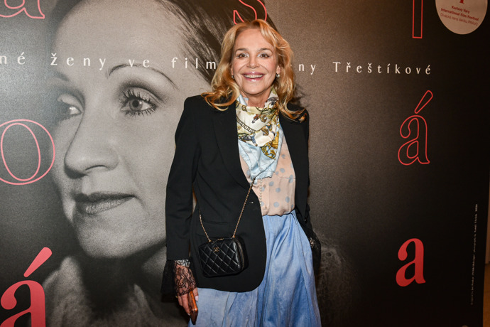 FIlm Bára Basiková si nenechala ujít ani Dagmar Havlová.