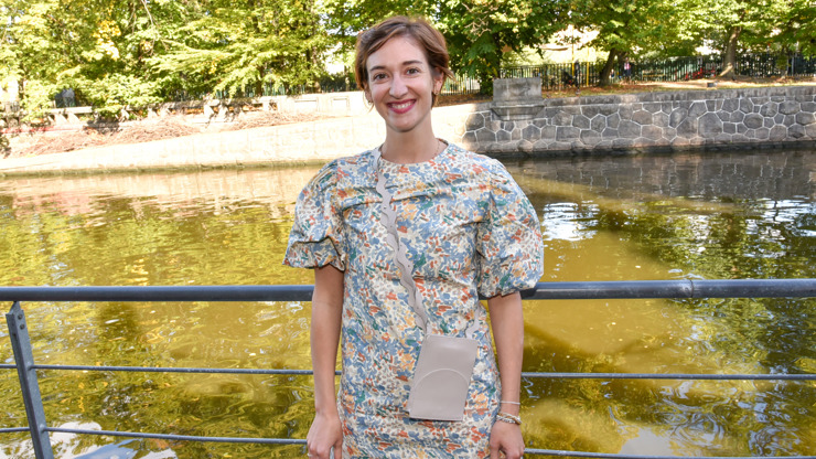 Marta Dancingerová na křtu nové knihy Patrika Hartla. 