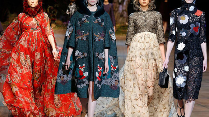 MFW: Dolce&Gabbana podzim/zima 2014/15