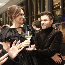 Při společné diskuzi neskrývali Daniela a Leoš dobrou náladu a nešetřili úsměvy.