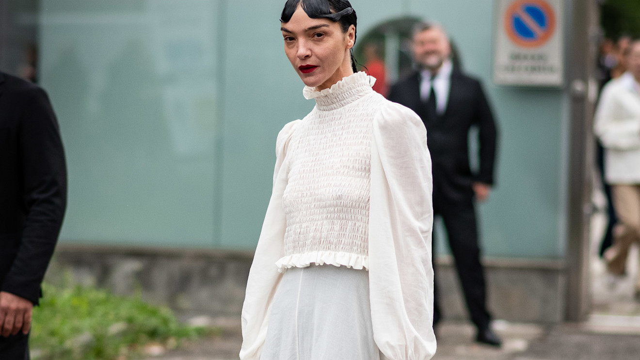 Tylová romantika pro něžné duše, streetstyle Miláno