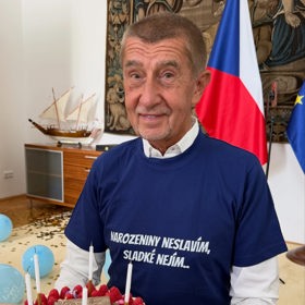 Andrej Babiš oslavil své 72. narozeniny.