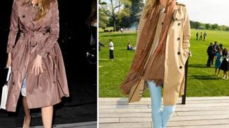 Módní lekce celebrit: trendy trenčkot