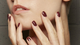 Cherry Mocha Nails
