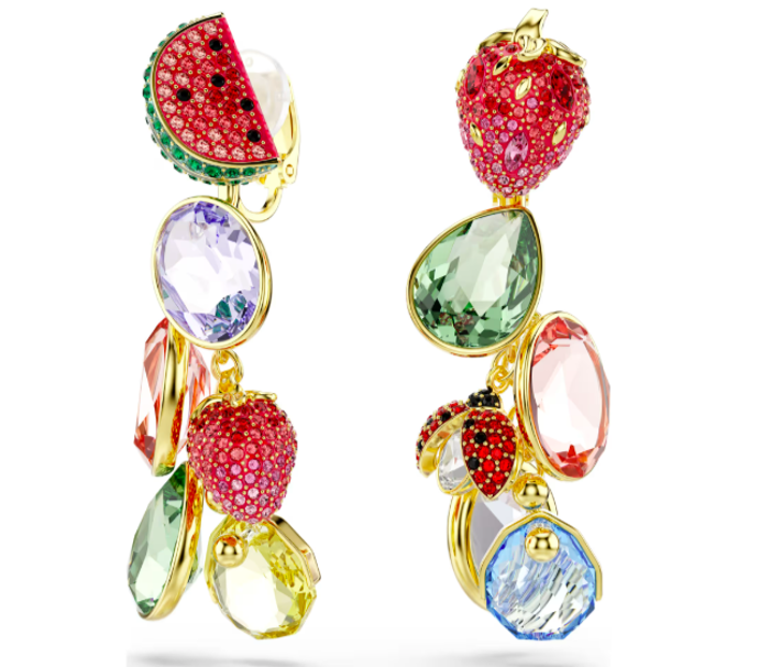 Náušnice klipsy Idyllia, Swarovski, 7300 Kč