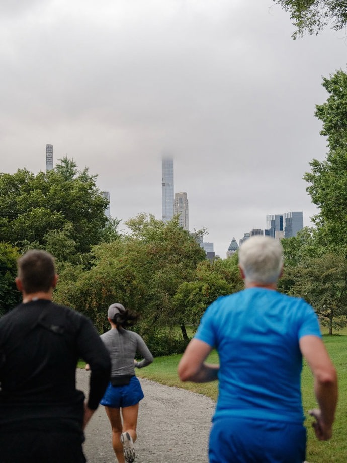 Petr Pavel si při běhu užíval výhled na newyorské mrakodrapy.