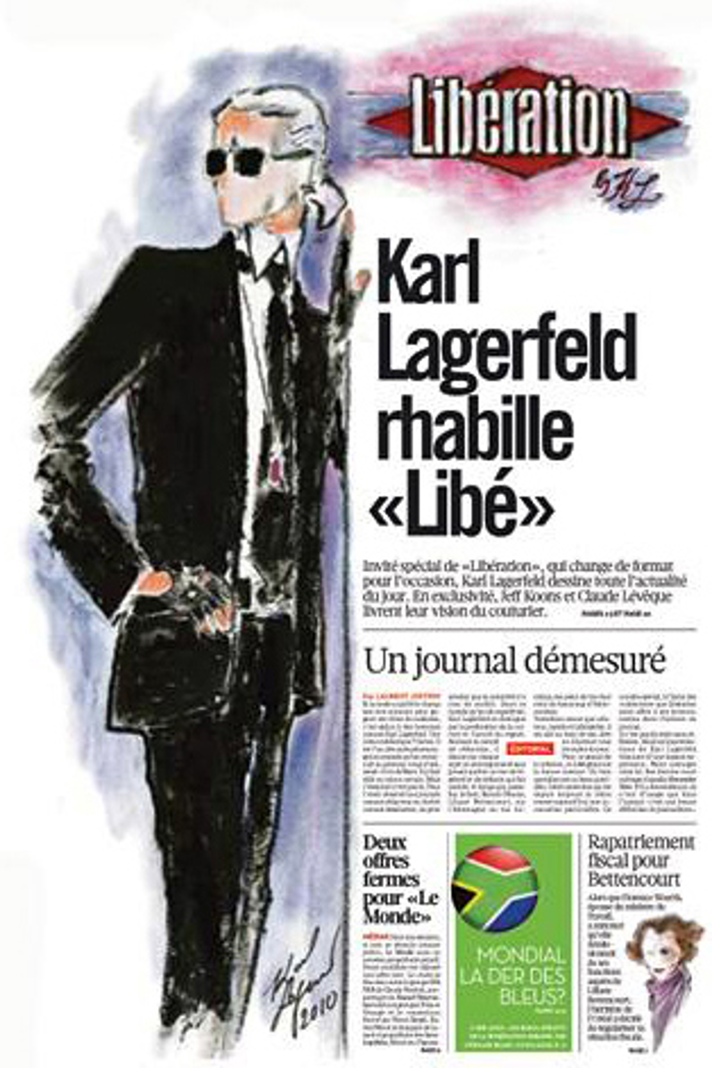 Noviny podle Lagerfelda Noviny podle Lagerfelda