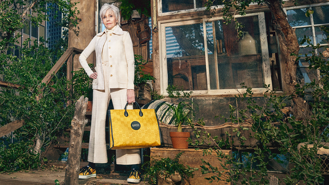 Jane Fonda v nové kampani Gucci
