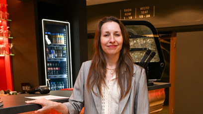 FOTO: Tereza Bebarová přišla elegantně oblečená.