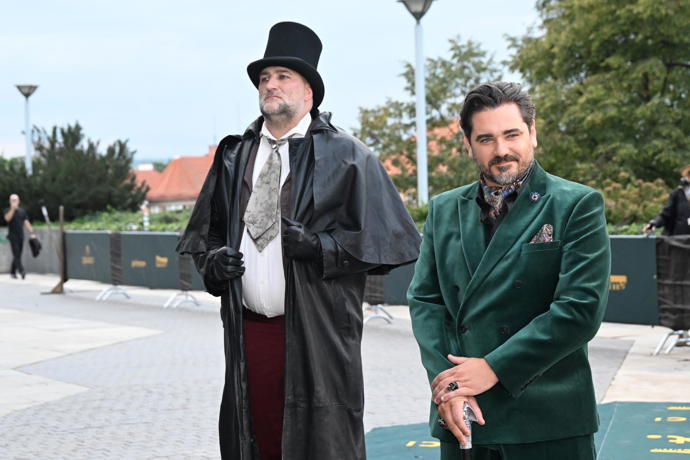 Samozřejmě nesměl chybět moderátor Vojta Kotek. 