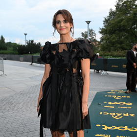 Daniela na premiéře doslova zářila.