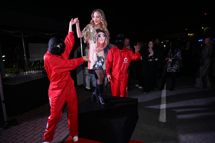 Natálie Grossová si akci užívala.