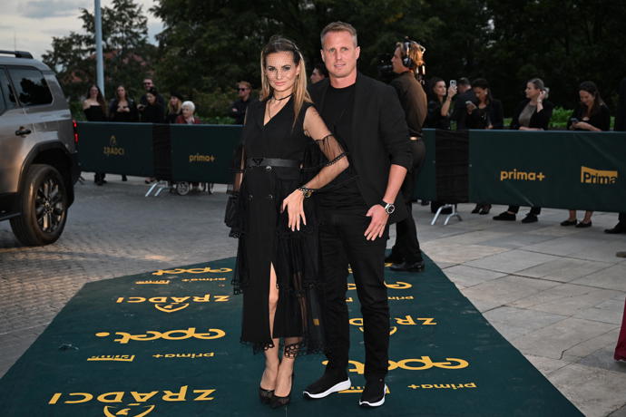 Manželé Limberští na premiéře nové řady Zrádců.