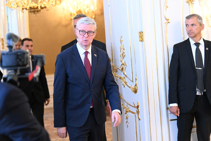 Ministr průmyslu a obchodu Karel Havlíček.