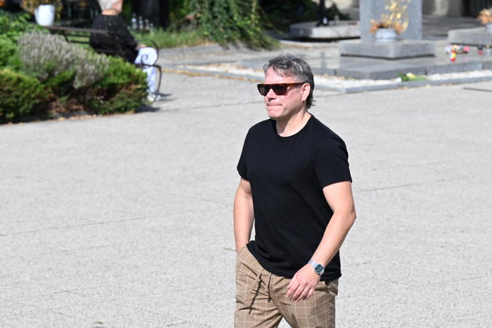 Matěj Ruppert se přišel naposledy rozloučit s Luďkem Hrzalem. 