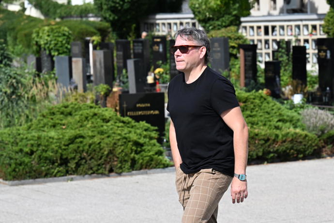 Matěj Ruppert se přišel naposledy rozloučit s Luďkem Hrzalem. 