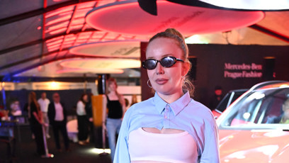 FOTO: Alena Doláková na přehlídce Jany Horejšové.