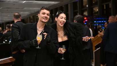 FOTO: Kateřina Klinderová si večer užívala.