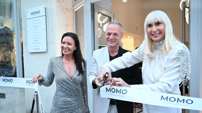 FOTO: Gabriela Partyšová moderovala slavnostní otevření butiku MOMO.