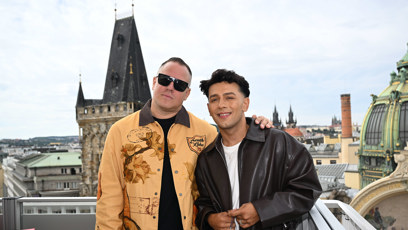 FOTO: Jan Bendig dorazil v doprovodu svého partnera.