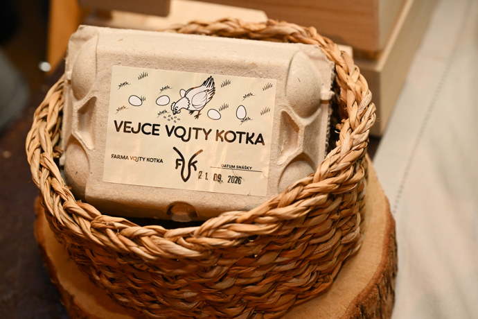 Balení šesti Vejcí Vojty Kotka se na trzích prodávalo za 50 korun.