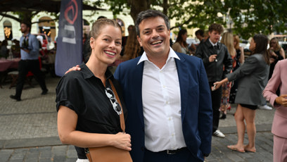FOTO: Filip Rajmont a Hana Holišová byli samý úsměv.