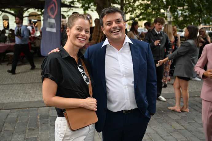 Filip Rajmont a Hana Holišová byli samý úsměv.