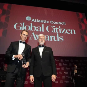 Petr Pavel na Global Citizen Awards.