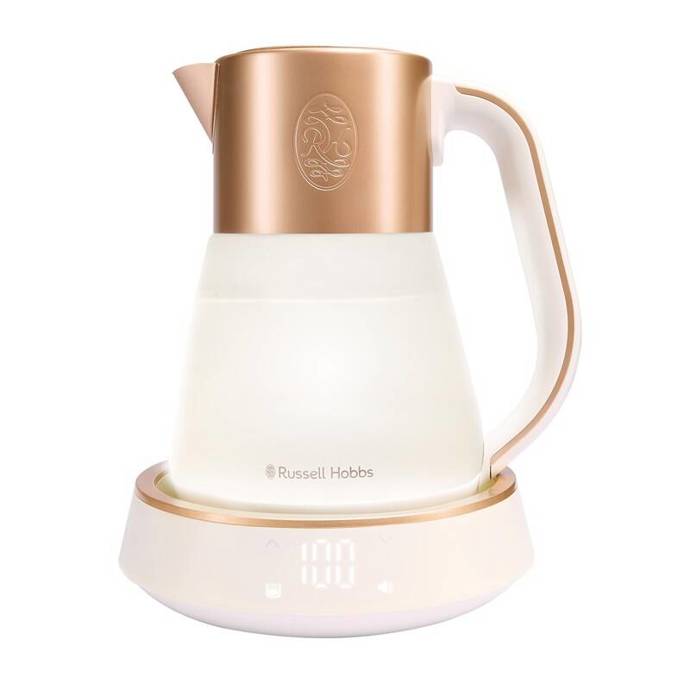 Rychlovarná konvice RUSSELL HOBBS Calm 27450-70 bílá/zlatá, Datart, 3 299 Kč Rychlovarná konvice RUSSELL HOBBS Calm 27450-70 bílá/zlatá, Datart, 3 299 Kč