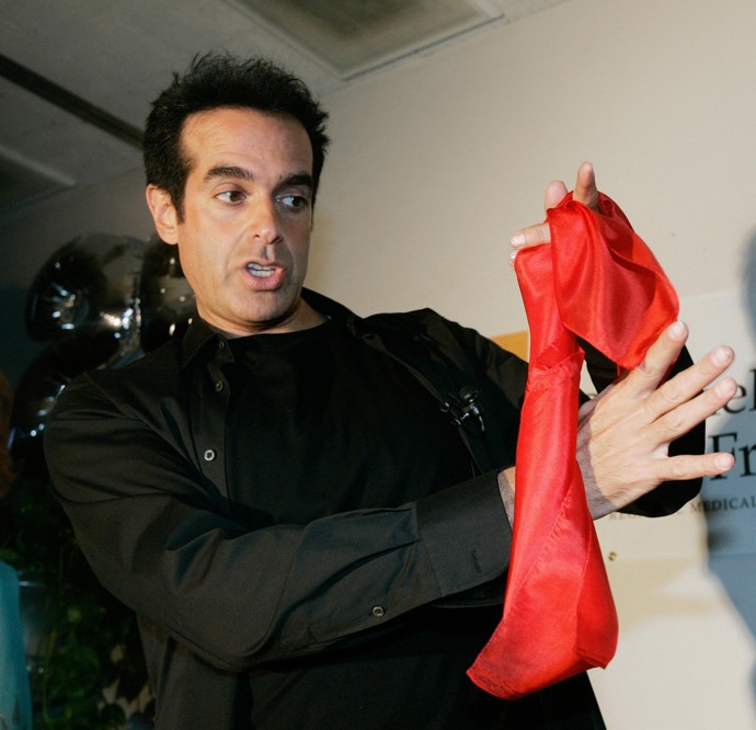David Copperfield slaví narozeniny.